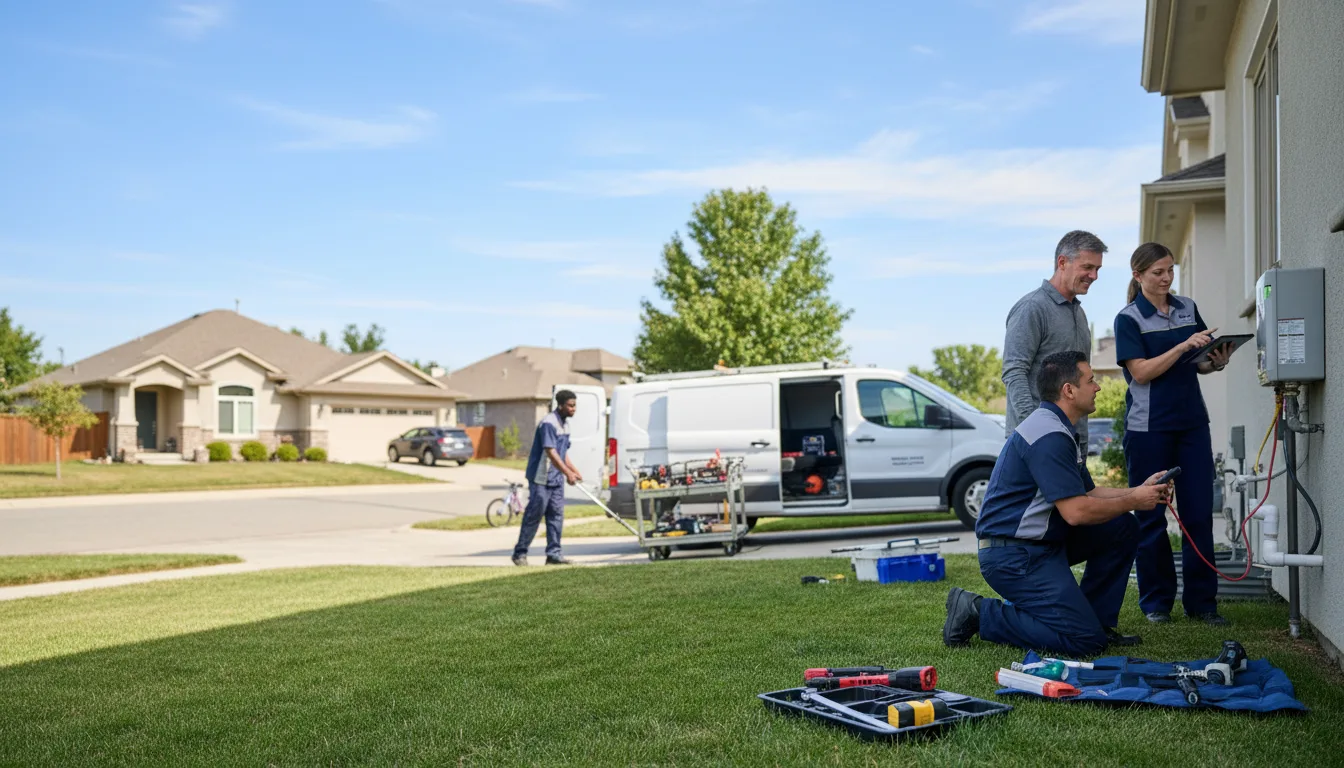 Tankless water heater service in Converse, TX